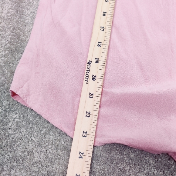 H&M Women's Button Down Shirt in Light Pink Size Small Lightweight - Picture 6 of 7